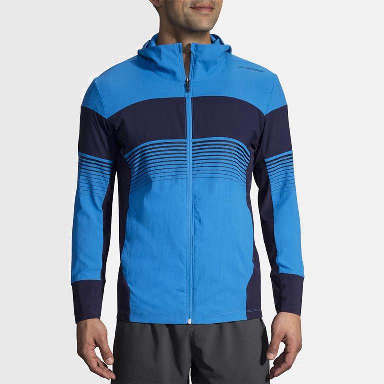 Brooks Canopy Hombre Chaquetas - Azules (7094SPTHC)